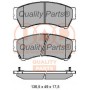 704-11058 IAP QUALITY PARTS Комплект гальмівних колодок дисковий гальм