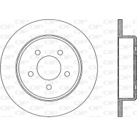 BDA1972.10 OPEN PARTS Гальмівний диск