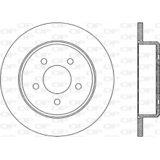 BDA1972.10 OPEN PARTS Гальмівний диск