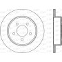 BDA1972.10 OPEN PARTS Гальмівний диск