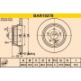 BAR10278 BARUM Гальмівний диск
