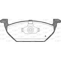 BPA0633.00 OPEN PARTS Комплект гальмівних колодок дисковий гальм