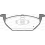 BPA0633.00 OPEN PARTS Комплект гальмівних колодок дисковий гальм