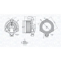 069412749010 MAGNETI MARELLI Вентилятор салону