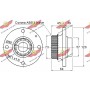 01.97439 AUTOKIT Комплект підшипника ступиці колеса