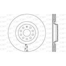 BDA2665.20 OPEN PARTS Гальмівний диск