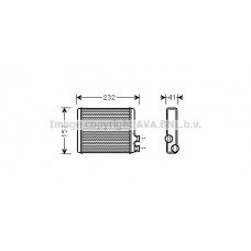 CN6286 AVA QUALITY COOLING Теплообмінник обігрів салону