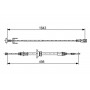 1 987 482 525 BOSCH Тросик, cтояночный тормоз