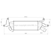 PE4435 AVA QUALITY COOLING Интеркулер