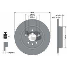 BDS1210 BENDIX Braking Гальмівний диск
