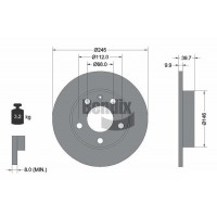 BDS1071 BENDIX Braking Гальмівний диск