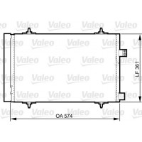 814363 VALEO Конденсатор кондиціонера