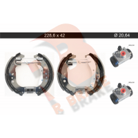 79RBKT0108 R BRAKE Комплект гальмівних колодок