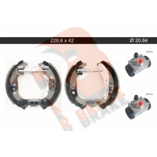 79RBKT0108 R BRAKE Комплект гальмівних колодок