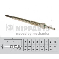 J5714001 NIPPARTS Свічка розжарювання