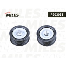 AG03093 MILES Паразитный / ведущий ролик, Поліклиновий ремінь