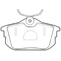 FP0838 FIT Комплект гальмівних колодок дисковий гальм