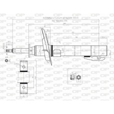 SAB8028.31 OPEN PARTS Амортизатор