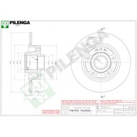 5725 PILENGA Гальмівний диск