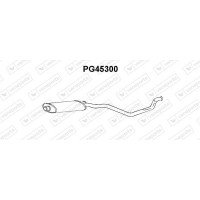 PG45300 VENEPORTE Середній глушник вихлопних газів