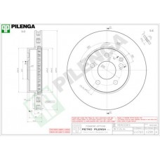 V298 PILENGA Гальмівний диск