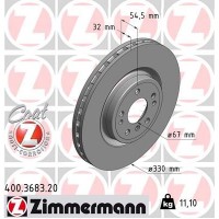 400.3683.20 ZIMMERMANN Гальмівний диск
