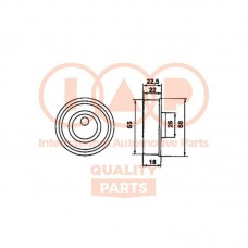 127-07032 IAP QUALITY PARTS Натяжний ролик ремінь ГРМ