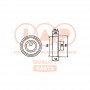 127-07032 IAP QUALITY PARTS Натяжний ролик ремінь ГРМ
