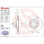 09.7196.14 BREMBO Гальмівний диск