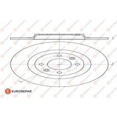 1618864880 EUROREPAR Гальмівний диск