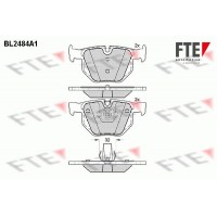 9010760 FTE Комплект гальмівних колодок дисковий гальм