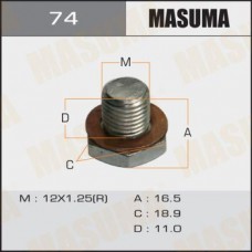 74 MASUMA Різьбова пробка, Масляний піддон