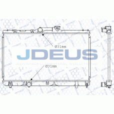 028N21 JDEUS Радіатор охолодження двигуна