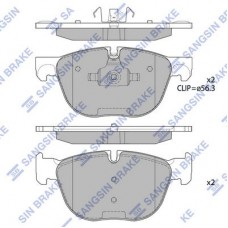 SP2172 Hi-Q Комплект гальмівних колодок дисковий гальм