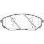 BPA1041.02 OPEN PARTS Комплект гальмівних колодок дисковий гальм