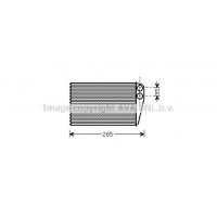 RTA6354 AVA QUALITY COOLING Теплообмінник обігрів салону