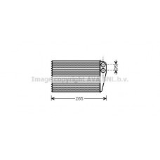 RTA6354 AVA QUALITY COOLING Теплообмінник обігрів салону