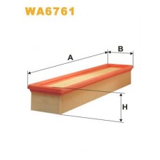WA6761 WIX FILTERS Повітряний фільтр