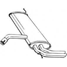 227-049 BOSAL Глушник вихлопних газів кінцевий