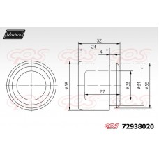 72938020 MAXTECH Поршень корпус скоби гальма
