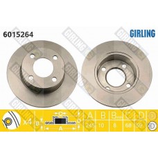 6015264 GIRLING Гальмівний диск