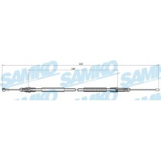 C1040B SAMKO Тросик, cтояночный тормоз