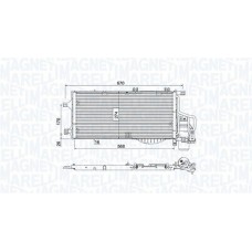 350203783000 MAGNETI MARELLI Конденсатор кондиціонера