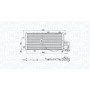 350203783000 MAGNETI MARELLI Конденсатор кондиціонера