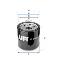23.255.00 UFI Масляний фільтр