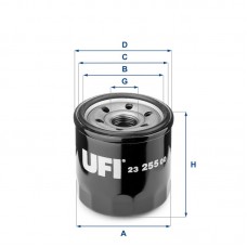23.255.00 UFI Масляний фільтр
