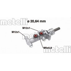 05-0768 METELLI Головний гальмівний циліндр