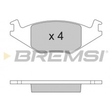 BP2262 BREMSI Комплект гальмівних колодок дисковий гальм