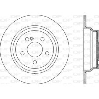 BDR1995.10 OPEN PARTS Гальмівний диск
