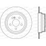 BDR1995.10 OPEN PARTS Гальмівний диск